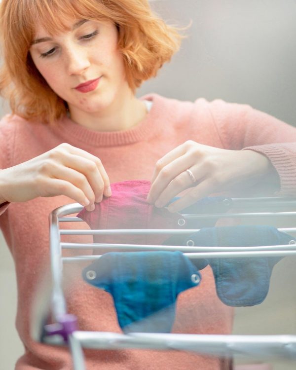 Ecofemme Kit Ciclo Completo Assorbenti In Cotone Biologico Stesi