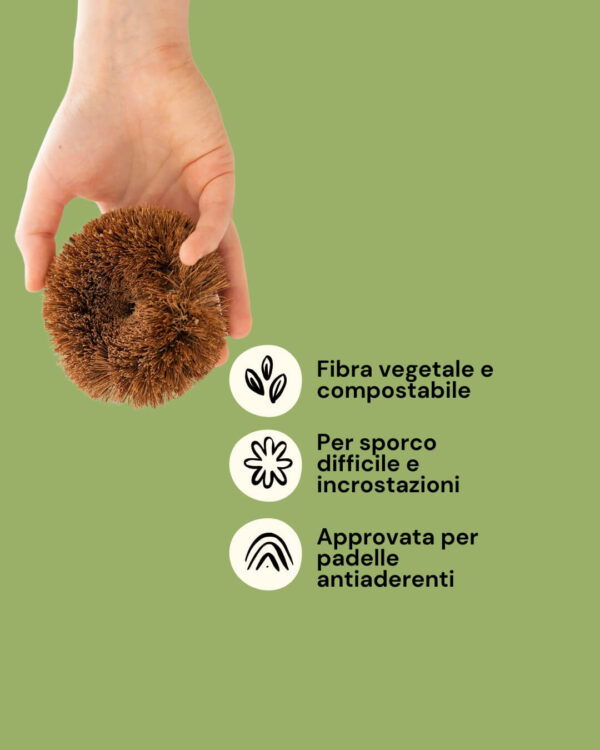 La Drogueri Ecologique Spazzola in Fibra di Cocco Info