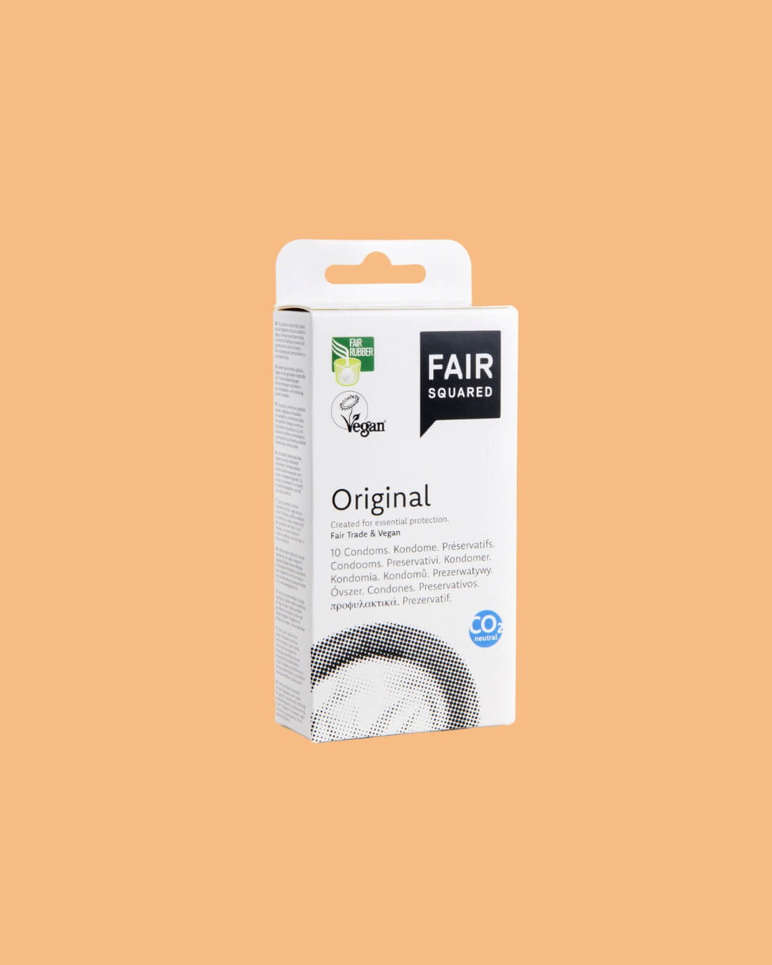 Fair Squared Preservativi Vegani in Lattice Naturale Original Scatola