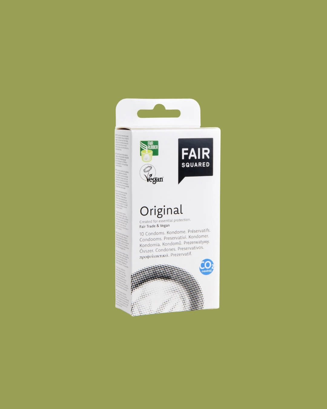 Fair Squared Preservativi Vegani in Lattice Naturale Original