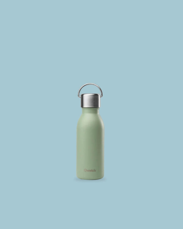 Qwetch Borraccia Termica in Acciaio Inossidabile 350ml Green