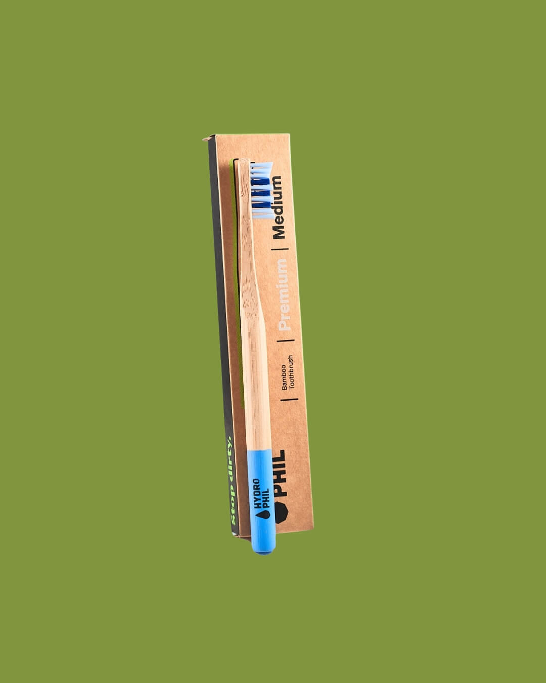Hydrophil Spazzolino in Bambù Premium Blu