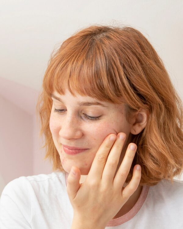 Upcircle Crema Viso Idratante Applicazione