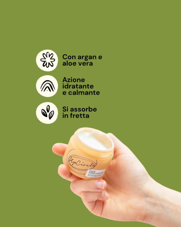 UpCircle Crema Viso Idratante Info