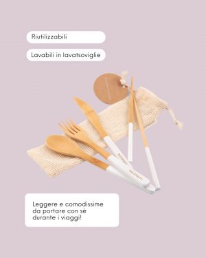 Bareaya Set Posate in Bambu Info