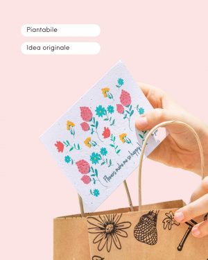 Bloom Your Message Biglietto Piantabile Info