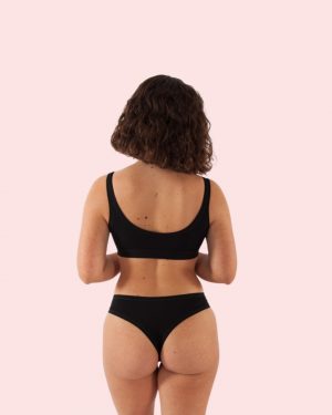 CASAGiN Slip Brasiliana in Lenzing Modal Nero Retro