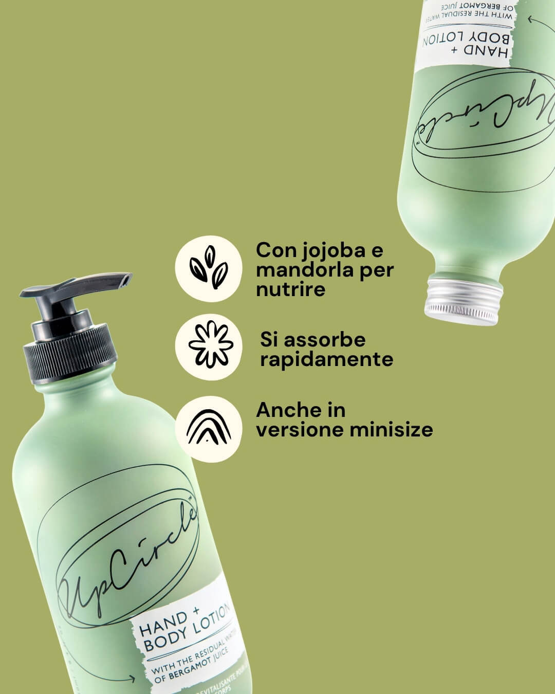 Crema mani+corpo al bergamotto - upcircle 2 Upcircle crema mani+corpo al bergamotto info