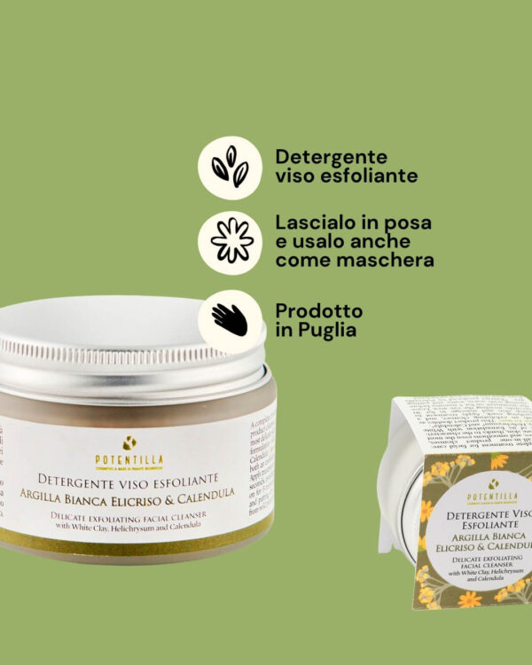 Potentilla Detergente e Maschera Viso 2in1
