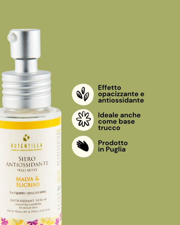 Potentilla Siero Viso Antiossidante Info