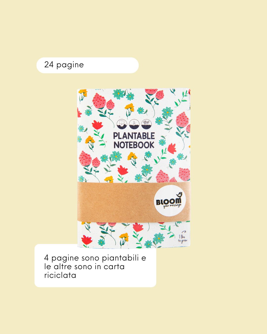 Bloom Your Message Notebook Piantabile Info