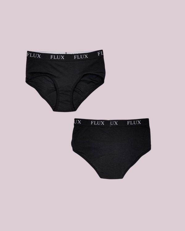 Flux Mutande Assorbenti Classics Boyshort Fronte E Retro Slip
