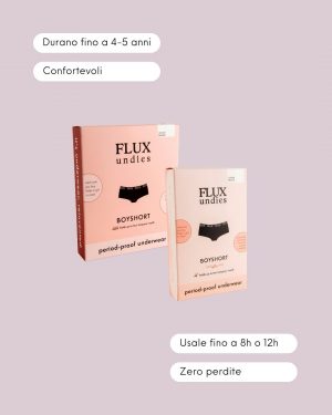 Flux Mutande Assorbenti Classics Boyshort Info