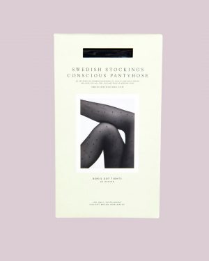 Swedish Stockings Calze Doris Dots Black 40 Denari