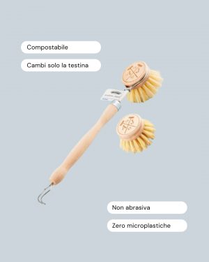Andree Jardin Spazzola per Piatti e Testina Info