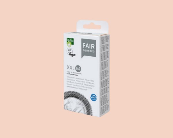Banner Fair Squared Preservativi Vegani In Lattice Naturale Xxl