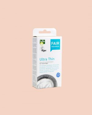 Fair Squared Preservativi Vegani in Lattice Naturale Ultrathin