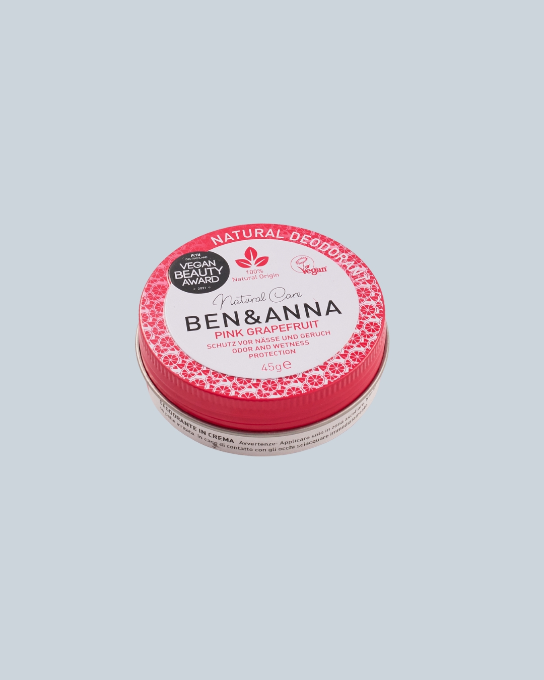 Ben&anna deodorante in crema pink grapefruit