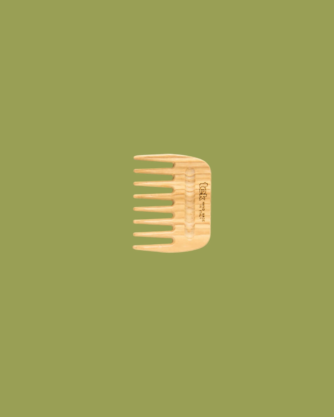 Tek pettine in legno di frassino fsc denti afro