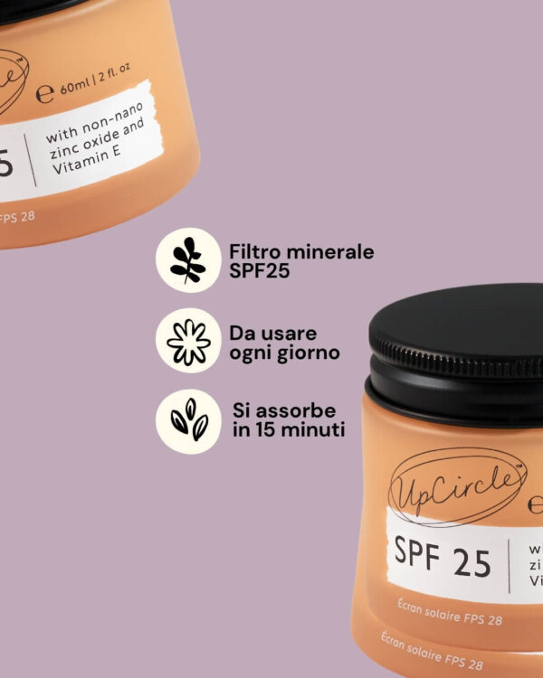 UpCircle Crema Viso con SPF 25 Informazioni