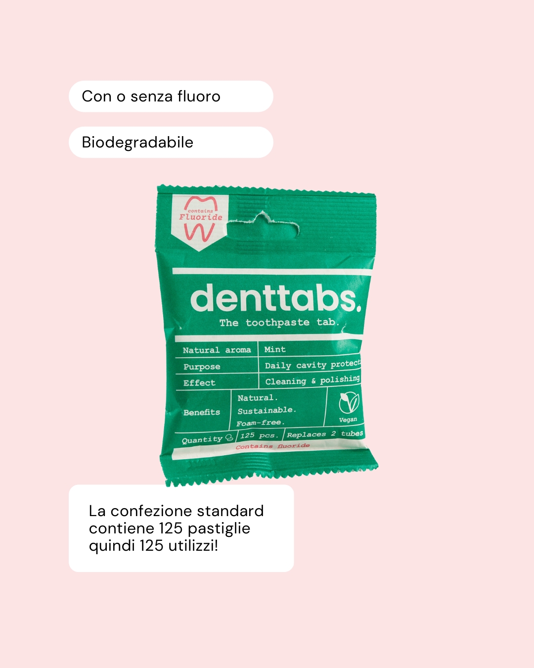 Denttabs Dentifricio In Pastiglia Info