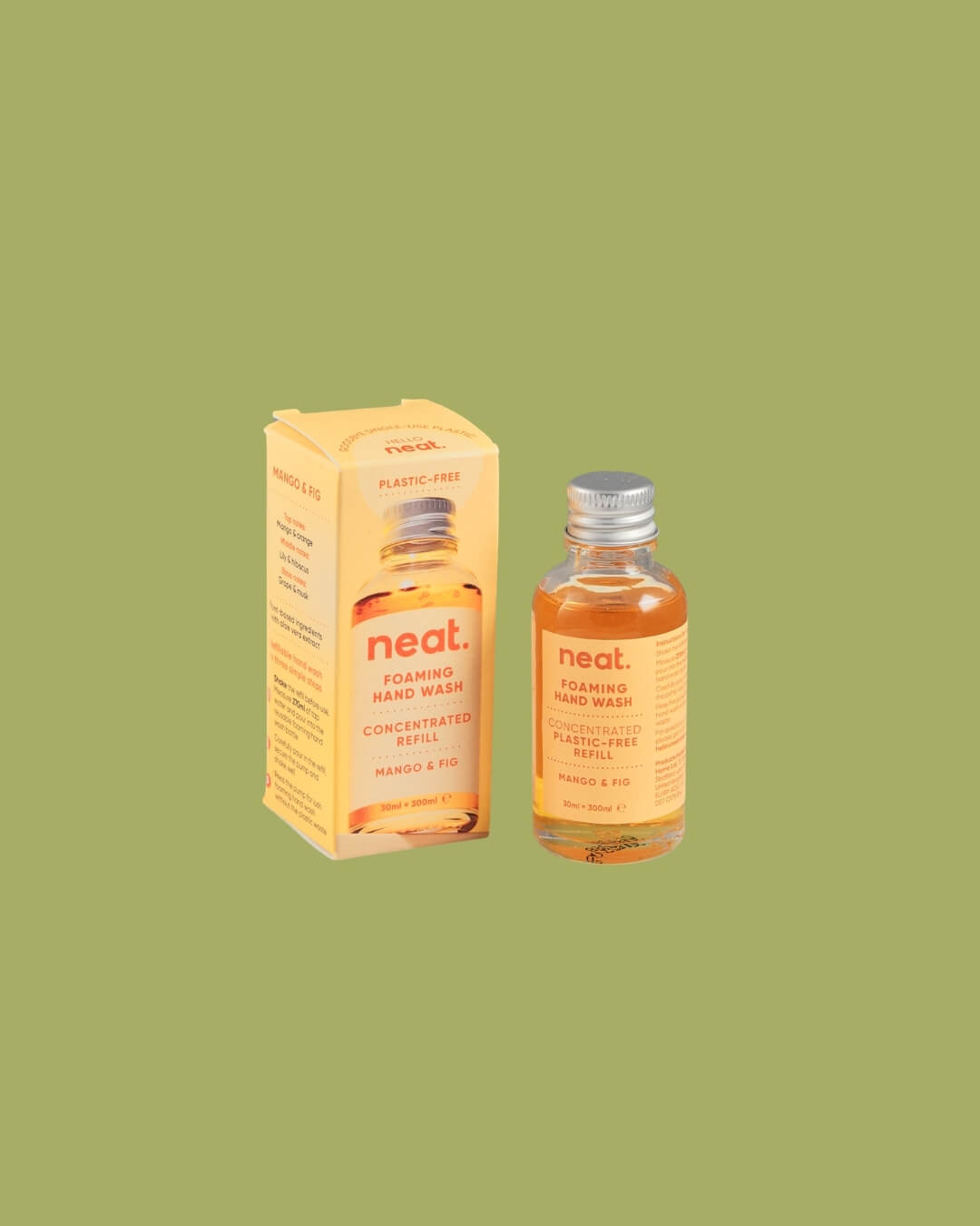 Neat mousse detergente mani ricaricabile mango
