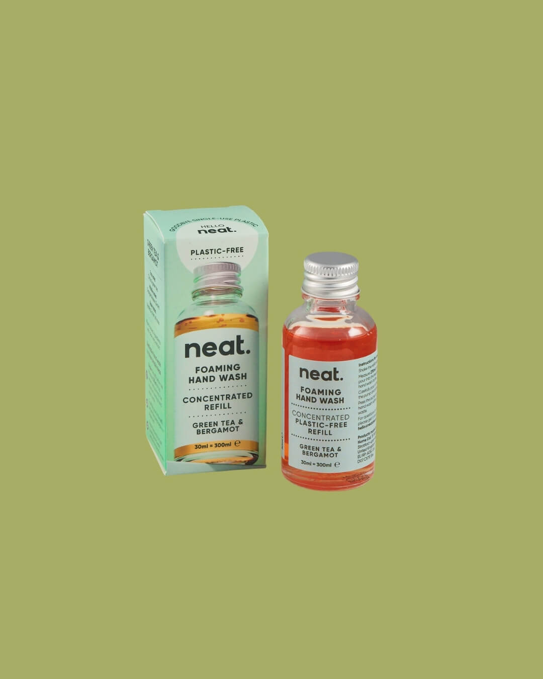 Neat mousse detergente mani ricaricabile thè verde ricaricabile