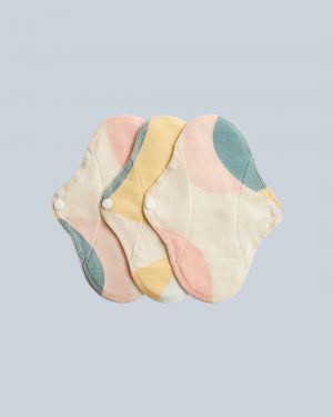 Imse Set 3 Assorbenti Lavabili Salvaslip Pastel