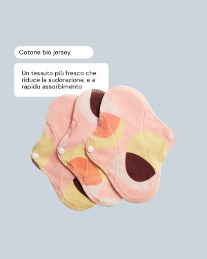 Imse Set 3 Assorbenti Lavabili Salvaslip Pink Info