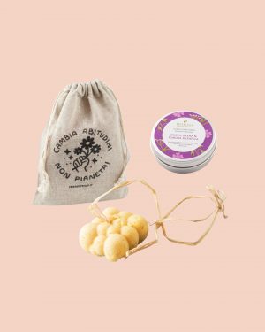 Friendly Shop Kit Regalo Pelle Vellutata Grigio