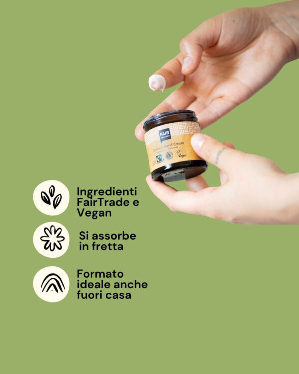 FairSquared Crema Mani Riparatrice e Nutriente Info