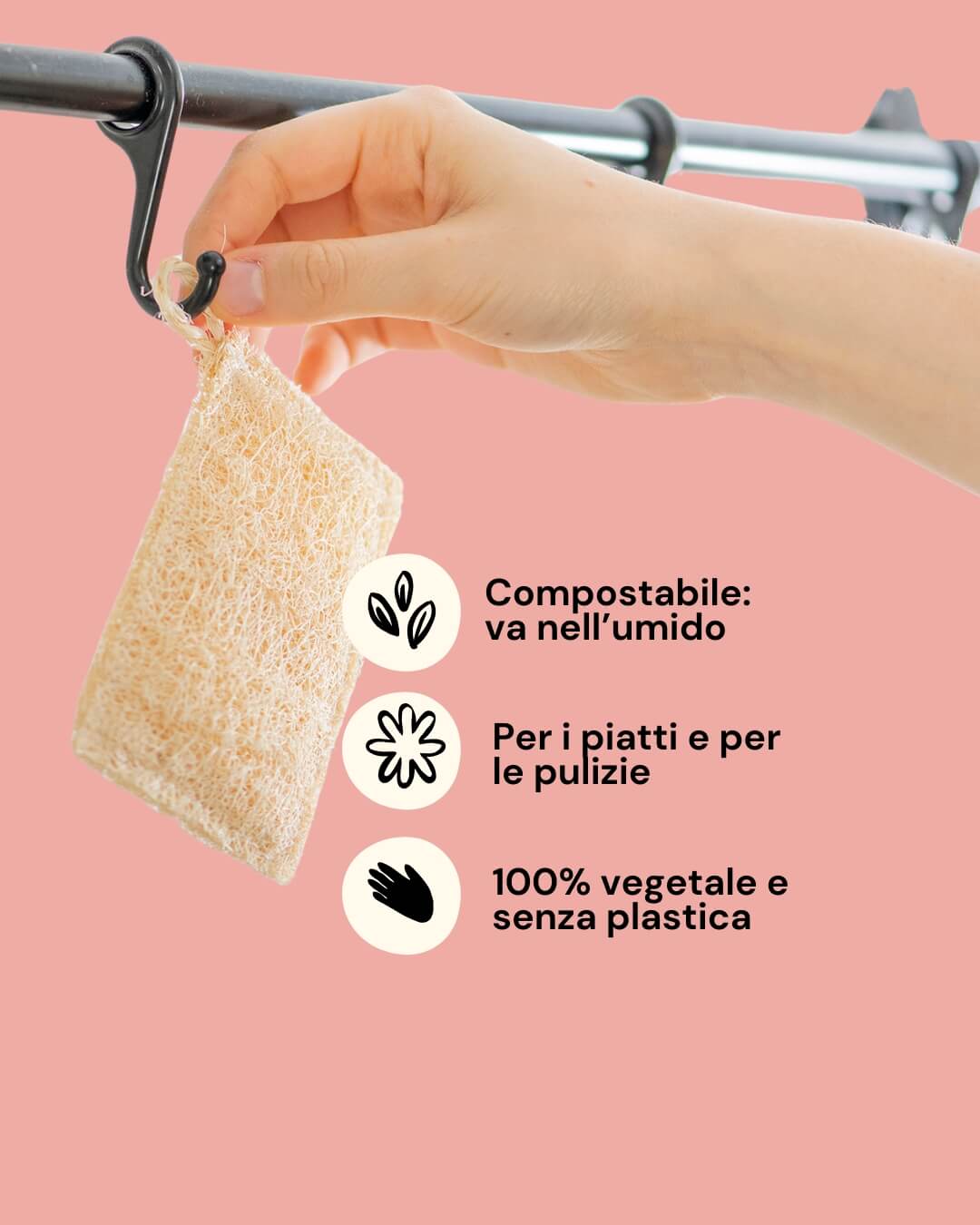 Spugne di luffa: naturali, versatili e sostenibili 11 Spugna di luffa cucita – friendly shop