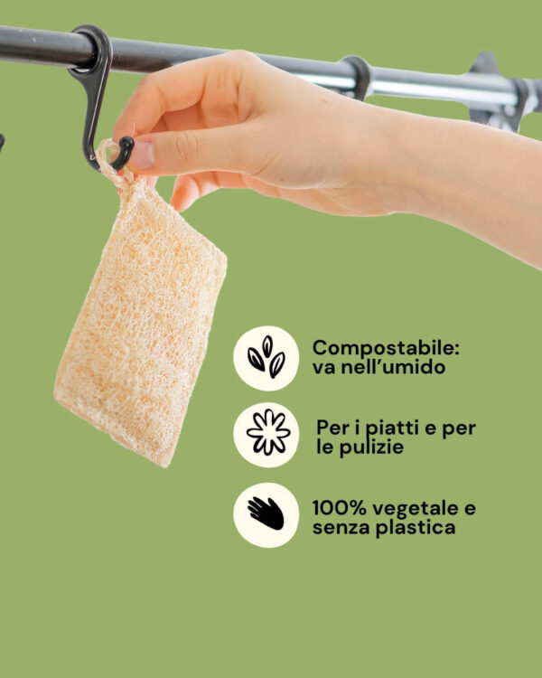 FriendlyShop Spugna di Luffa Cucita Info