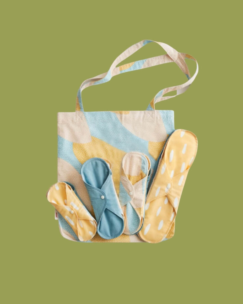 Imse starter kit assorbenti lavabili blu sprinkle