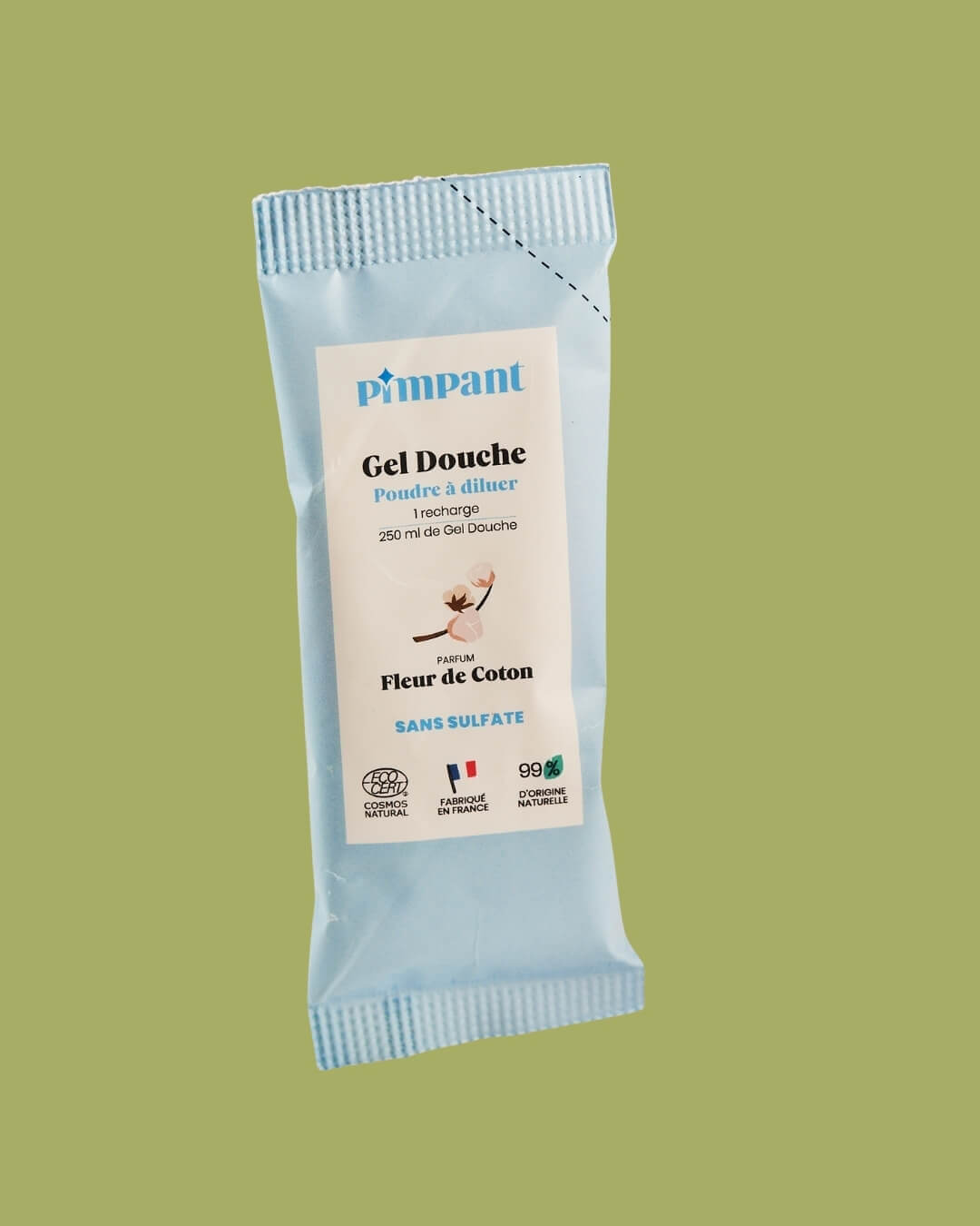 Pimpant gel doccia in polvere cotone