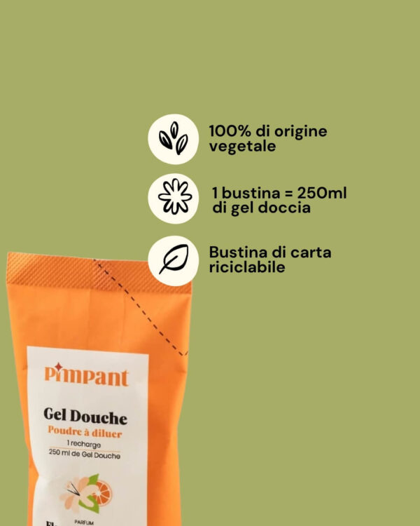 Pimpant Gel Doccia in Polvere Informazioni