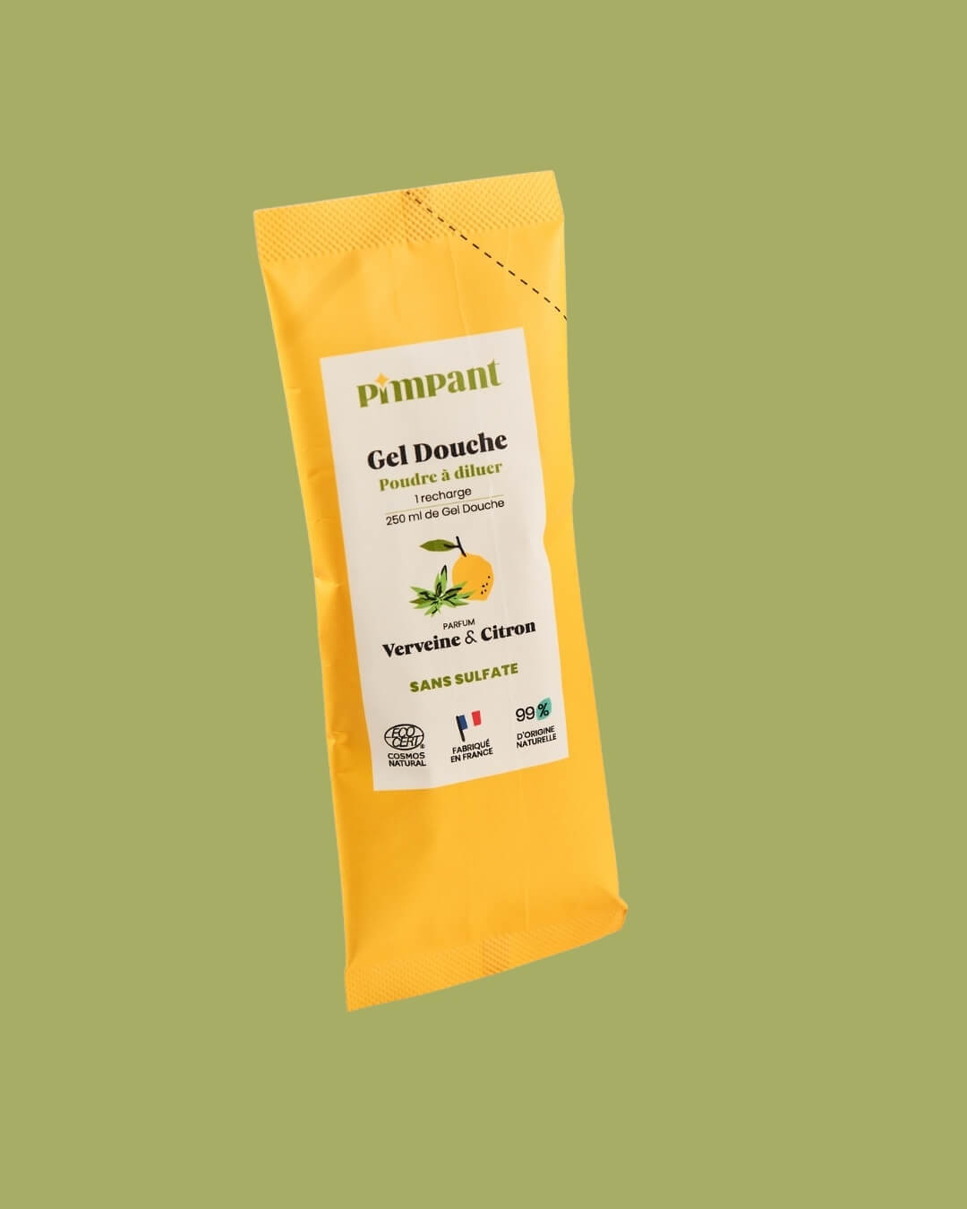 Pimpant gel doccia in polvere verbena and limone
