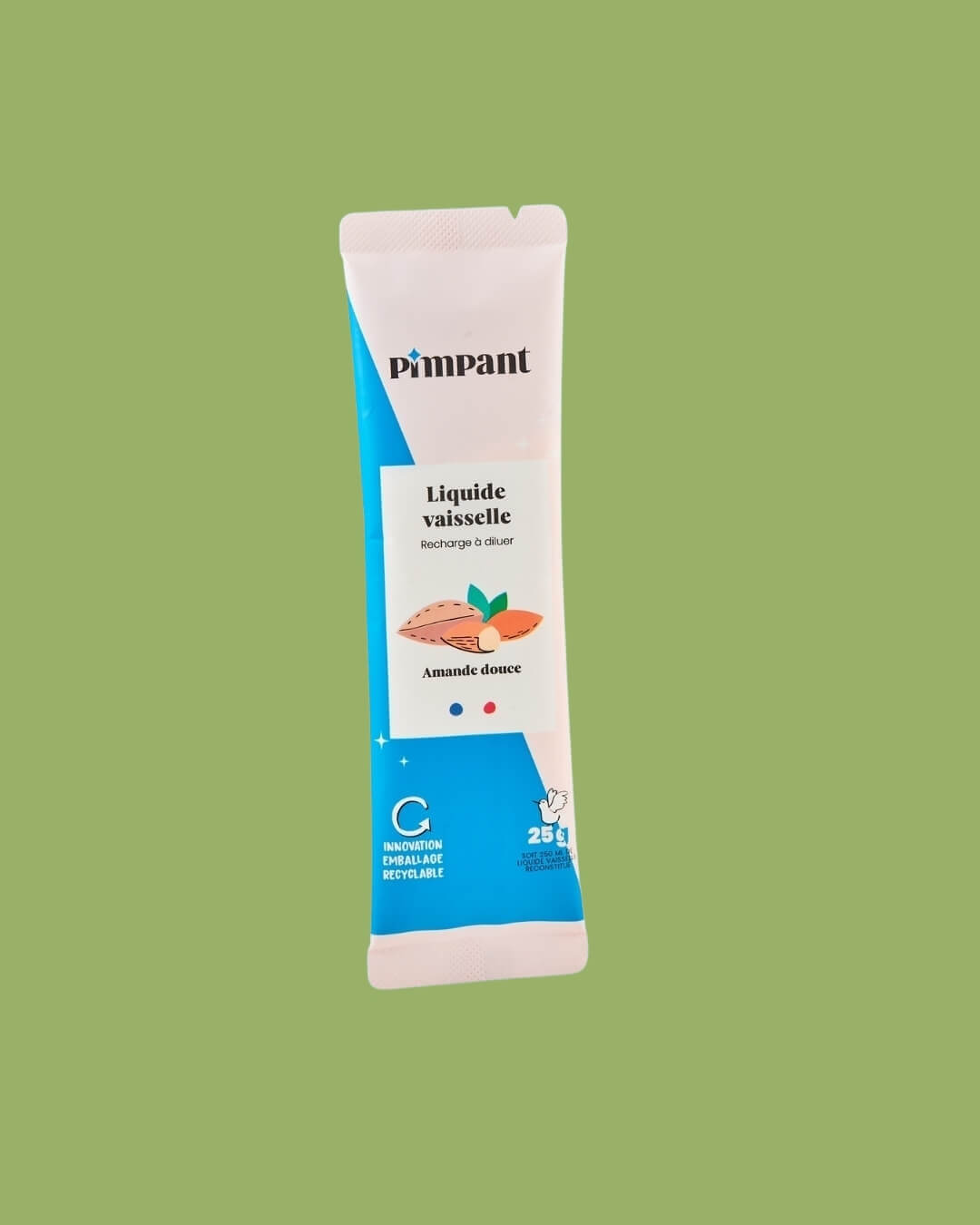 Pimpant refill detersivo per piatti ricaricabile mandorla