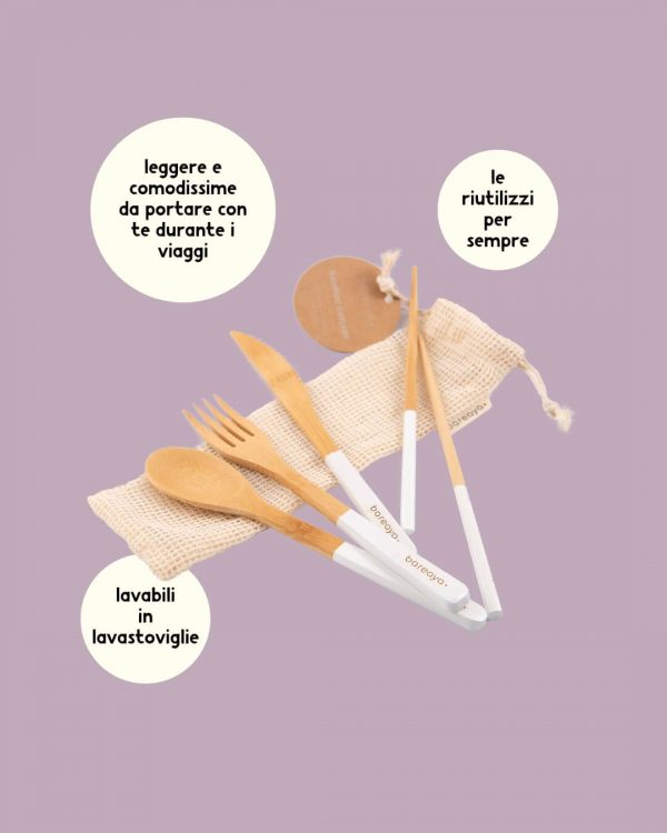 Bareaya set posate in bambù informazioni