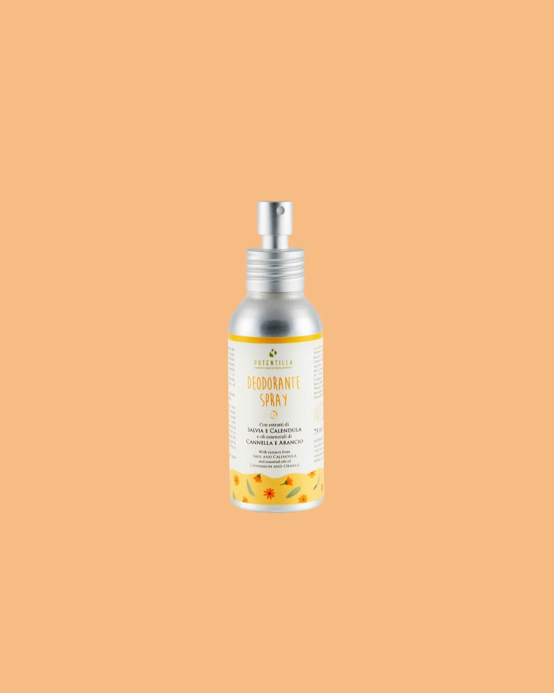 Potentilla deodorante ricaricabile spray cannella e arancio spray