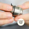 WayCap Capsule Riutilizzabili Nespresso Classico Avvitamento Tappo