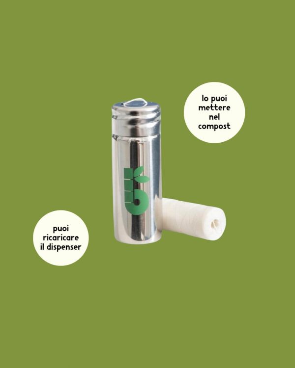 Bambaw Filo Interdentale Biodegradabile in PLA Dispenser (2)