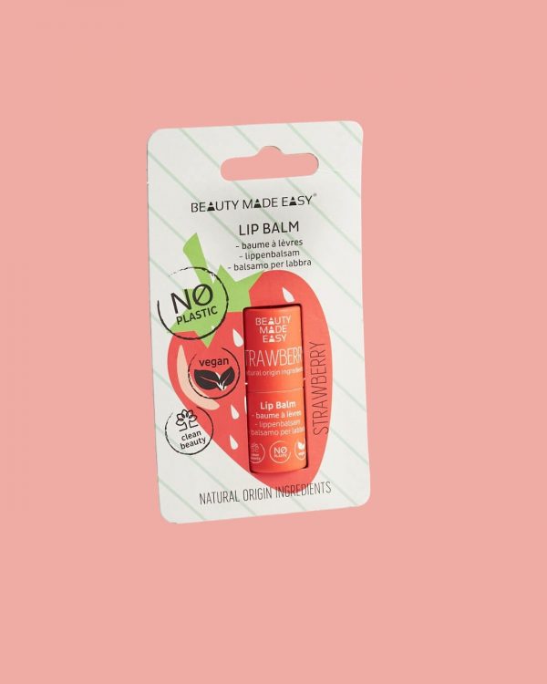 Beauty Made Easy Balsamo Labbra Naturale Strawberry