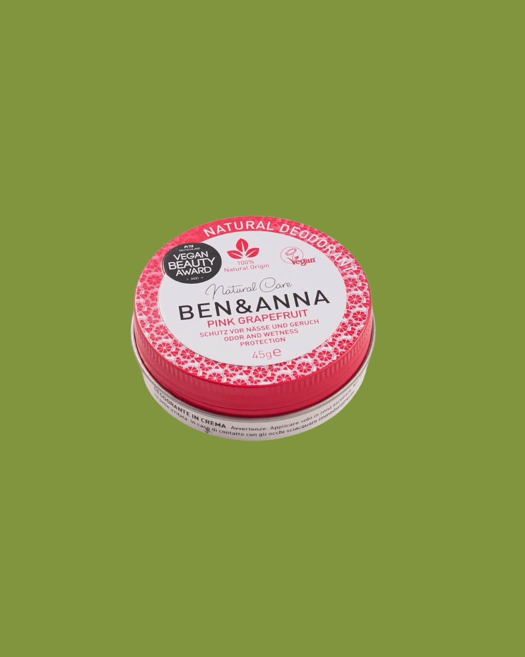 Ben&anna deodorante in crema pompelmo