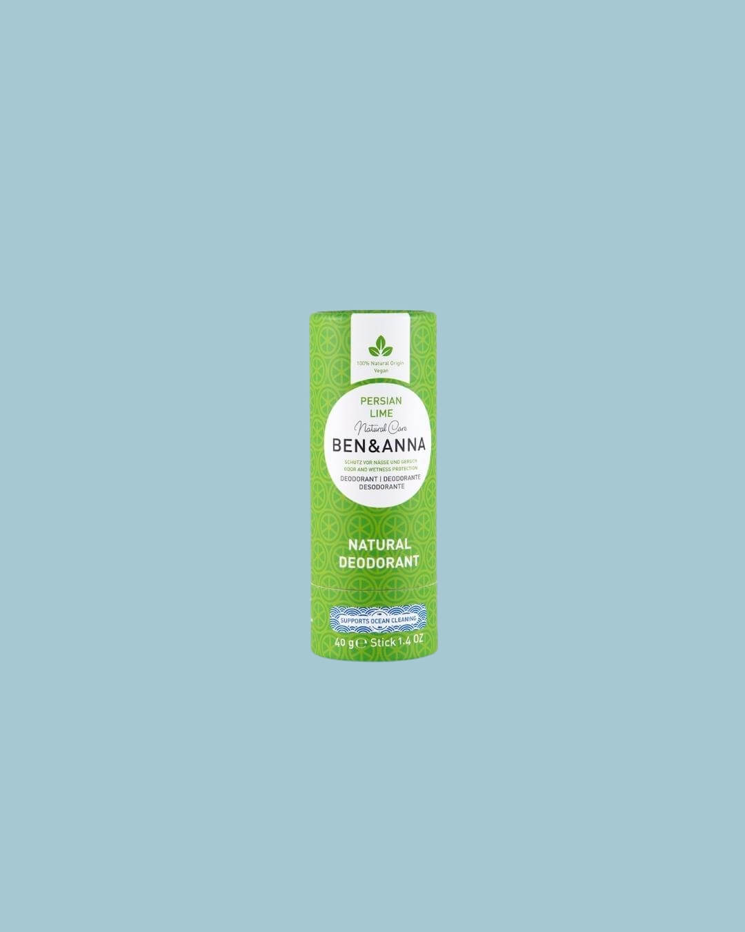 Ben&Anna Deodorante in Stick di Carta Lime