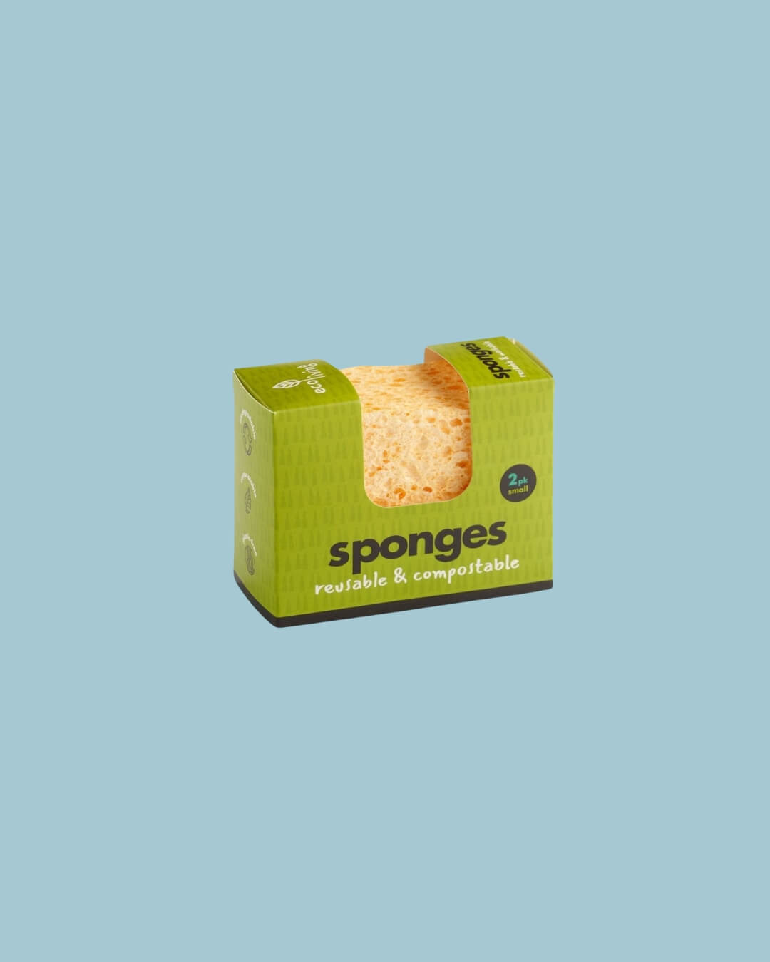 EcoLiving Set 2 Spugne in Cellulosa per Pulizie Small