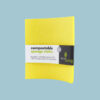 EcoLiving Set 4 Panni Spugna in Cellulosa Gialli