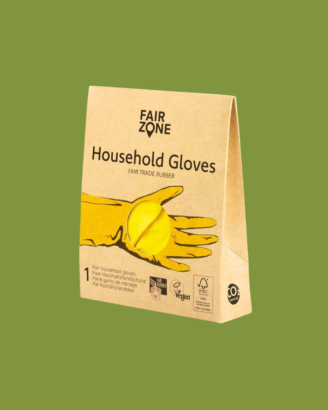 FairSquared Guanti in Gomma per Pulizie Taglia