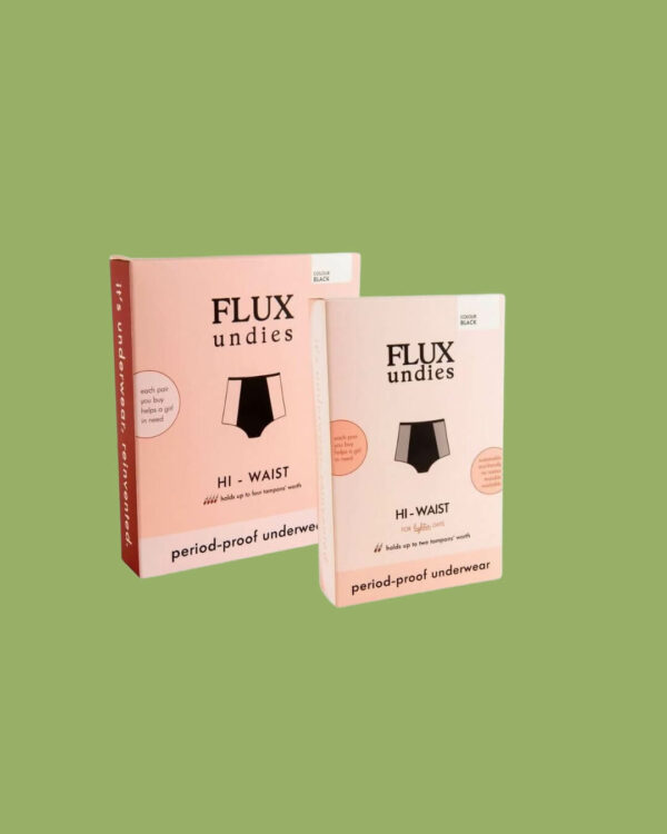 Fluxies Mutande Mestruali a Vita Alta Hi-Waist