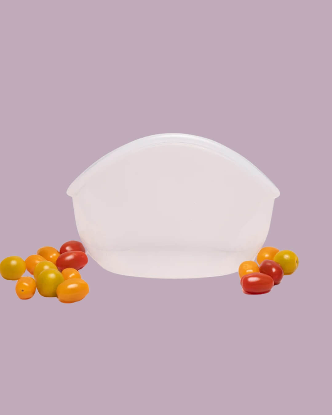 Food Huggers Busta in Silicone Riutilizzabile Multiuso Large Clear